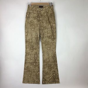 VINTAGE RALPH LAUREN SNAKE SKIN PRINT PANTS